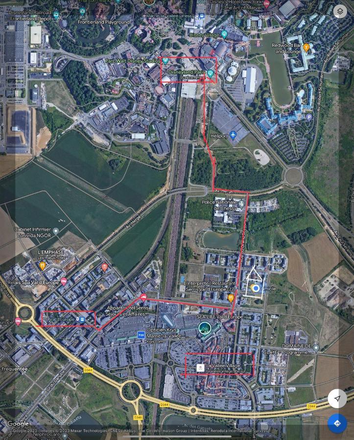 Lifestyle Disneyland Paris 8 Pax Serris Exteriör bild